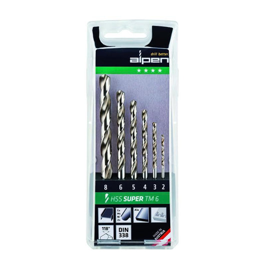 Estuche Brocas Alpen Hss Pro    6 Piezas_0
