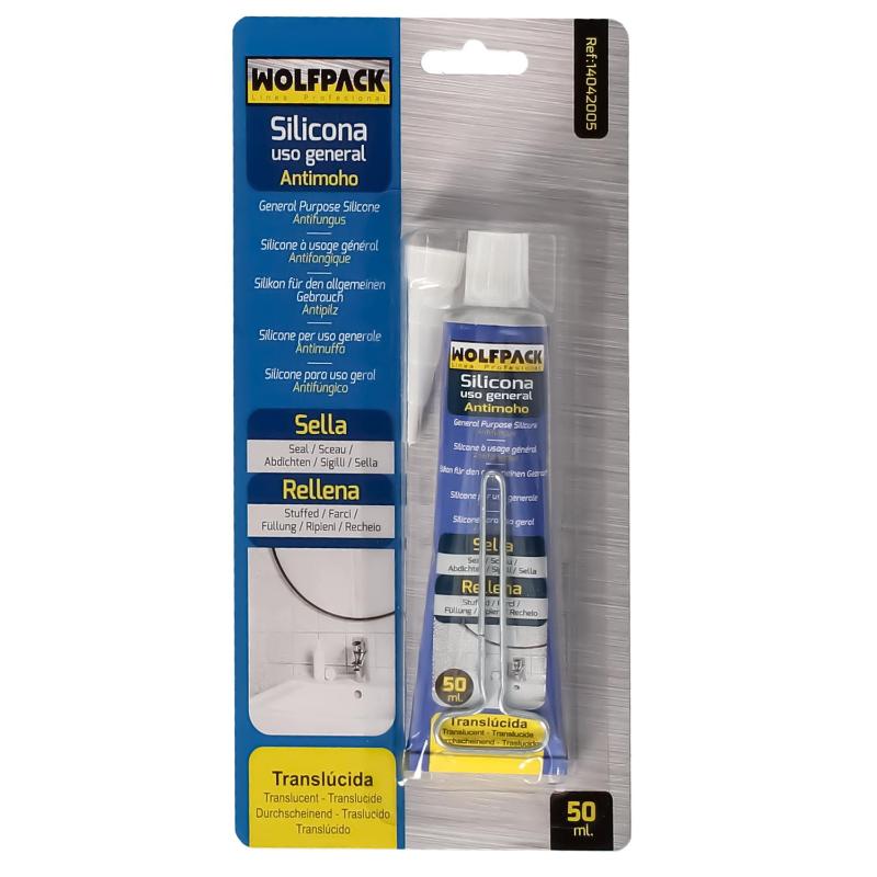 Silicona Acida Antimoho Tubo 50 Cc. Transparente_1