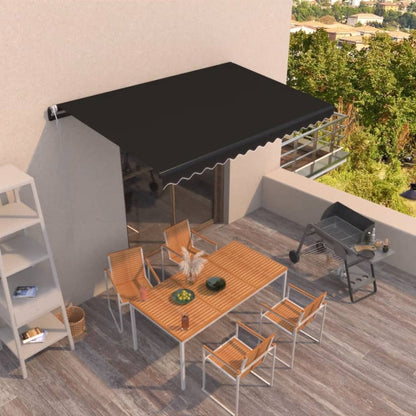 Toldo Retráctil Automático Gris Antracita 400x350 Cm_1
