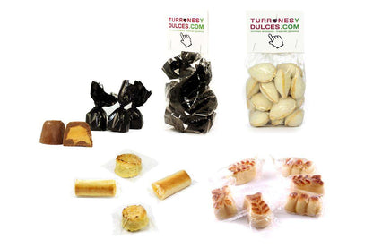 Lote Surtido Mazapán Artesano, Pack Degustación 2 Kg Con Polvorones Y Bombones Delicatessen._0