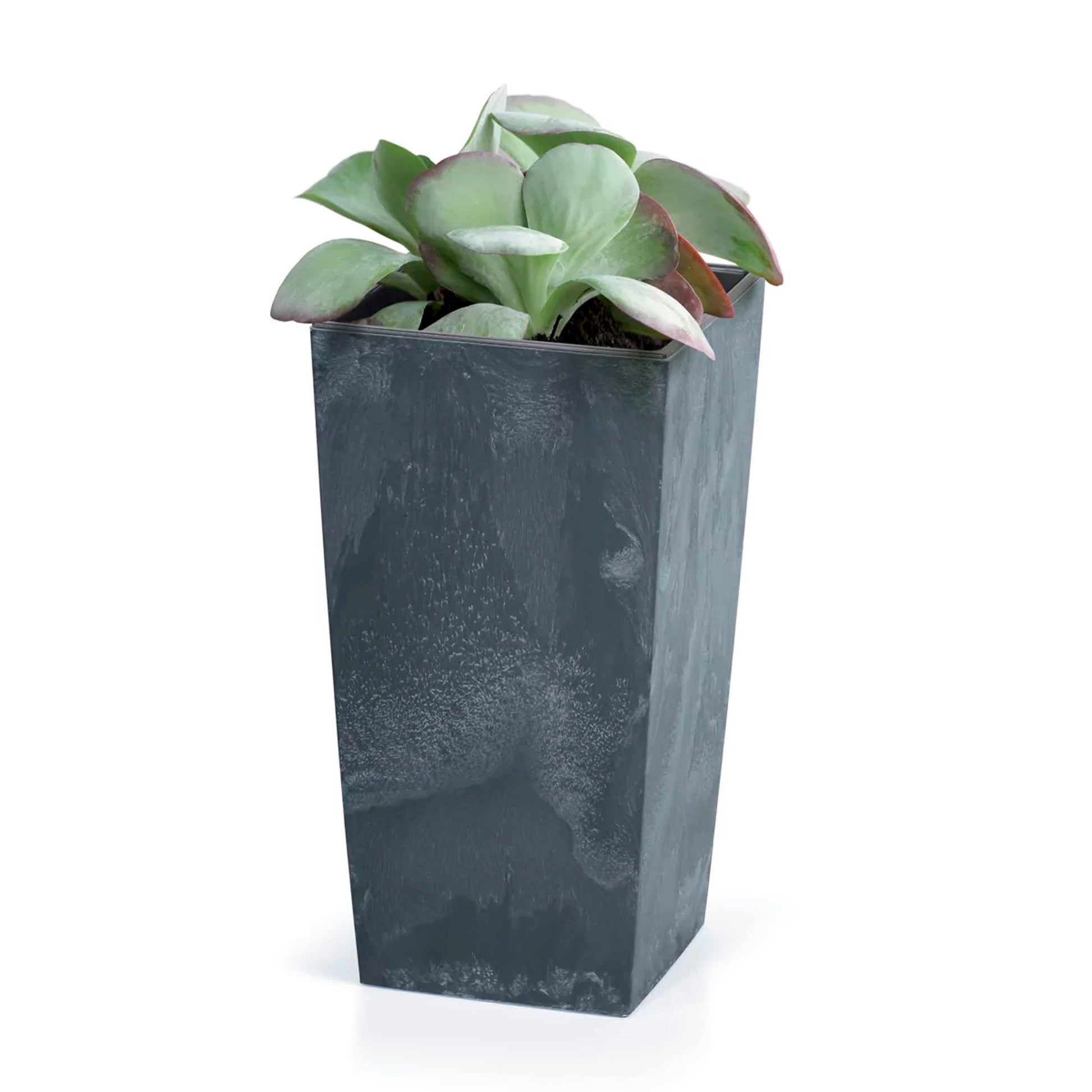 Maceta Urbi Square Beton Effect 4l., Con Depósito, Dimensiones (mm) 140x140x265, Color Hormigón_4