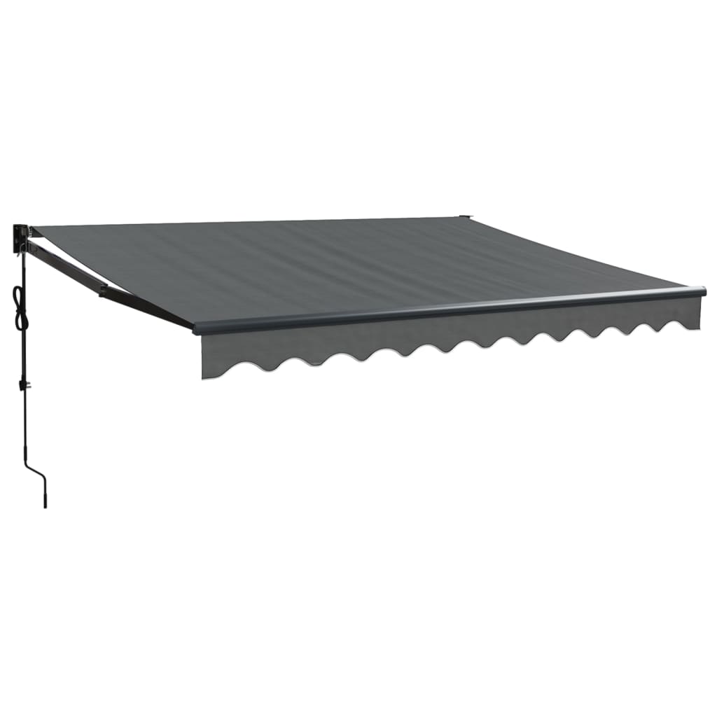 Toldo Retráctil Automático Gris Antracita 3x2,5 M_0