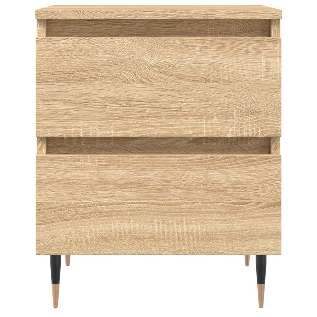 Mesitas Noche 2 Uds Madera Ingeniería Roble Sonoma 40x35x50 Cm_3
