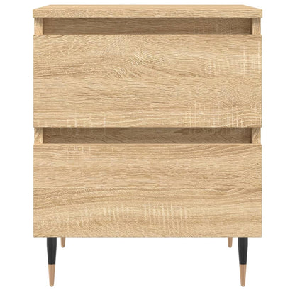 Mesitas Noche 2 Uds Madera Ingeniería Roble Sonoma 40x35x50 Cm_3