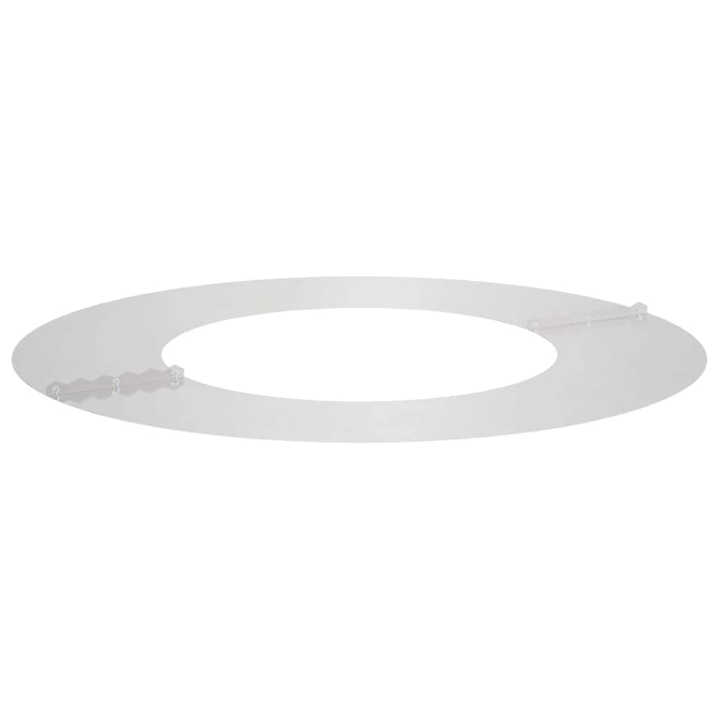 Adecuado Para Anillo De Árbol Plano Plateado Ø40 / 70 Cm_3