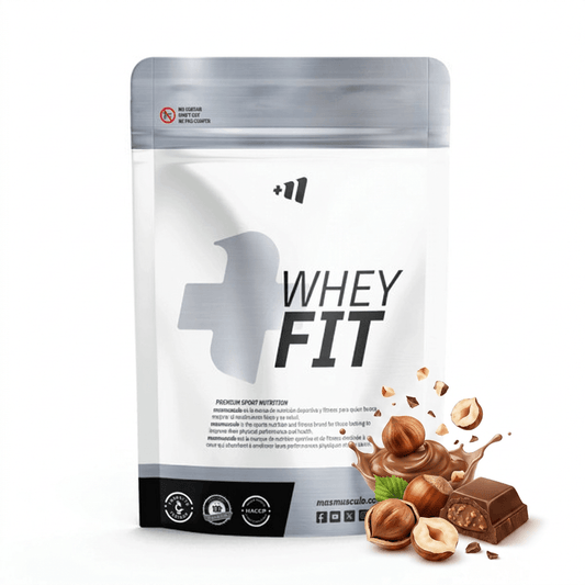 Whey Fit - 1kg - Chocolate Praliné - Aumenta La Masa Muscular - Masmusculo_0