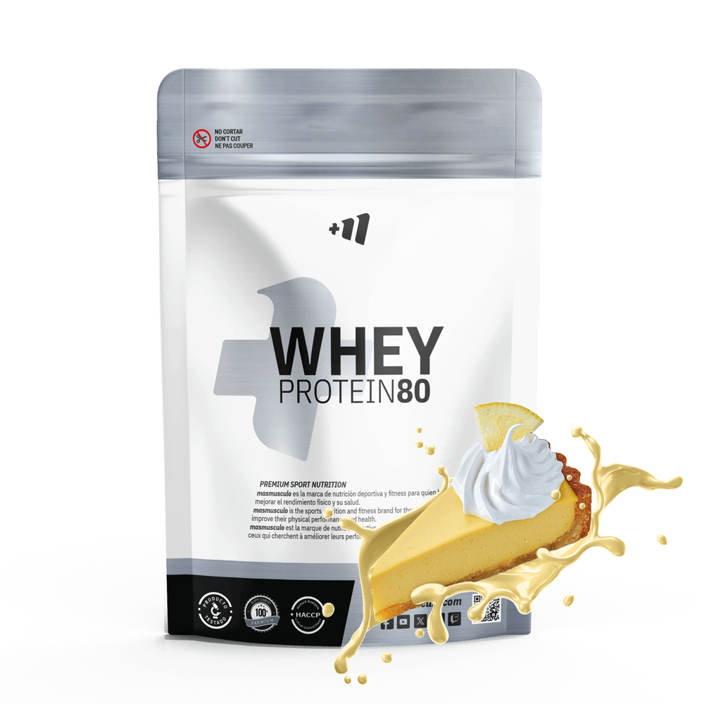 Whey Protein80 - 500g - Pastel De Limón - Aumenta La Masa Muscular - Masmusculo_0