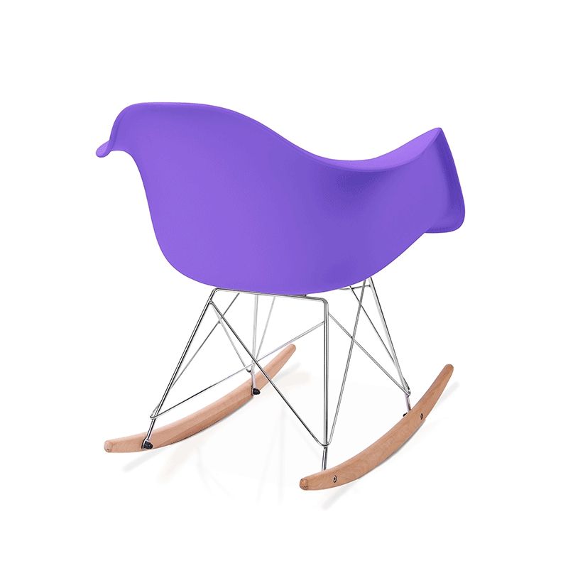 Silla Mecedora Rocker Pvc, Lila, 40 X 65 X 69cm_2