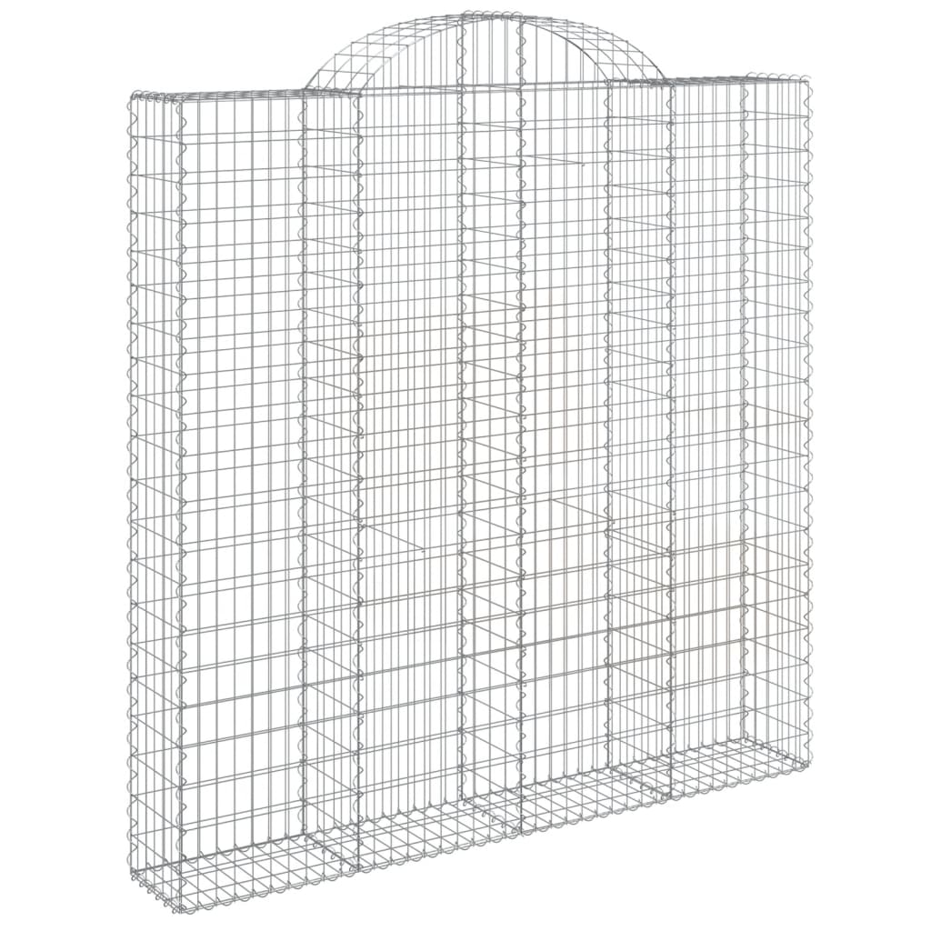 Cestas De Gaviones 4 Uds Forma De Arco Hierro 200x30x200/220 Cm_2