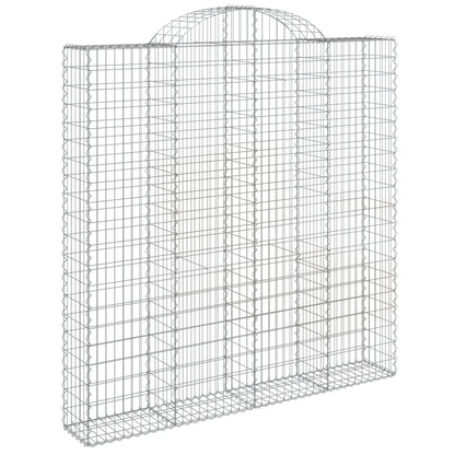 Cestas De Gaviones 4 Uds Forma De Arco Hierro 200x30x200/220 Cm_2
