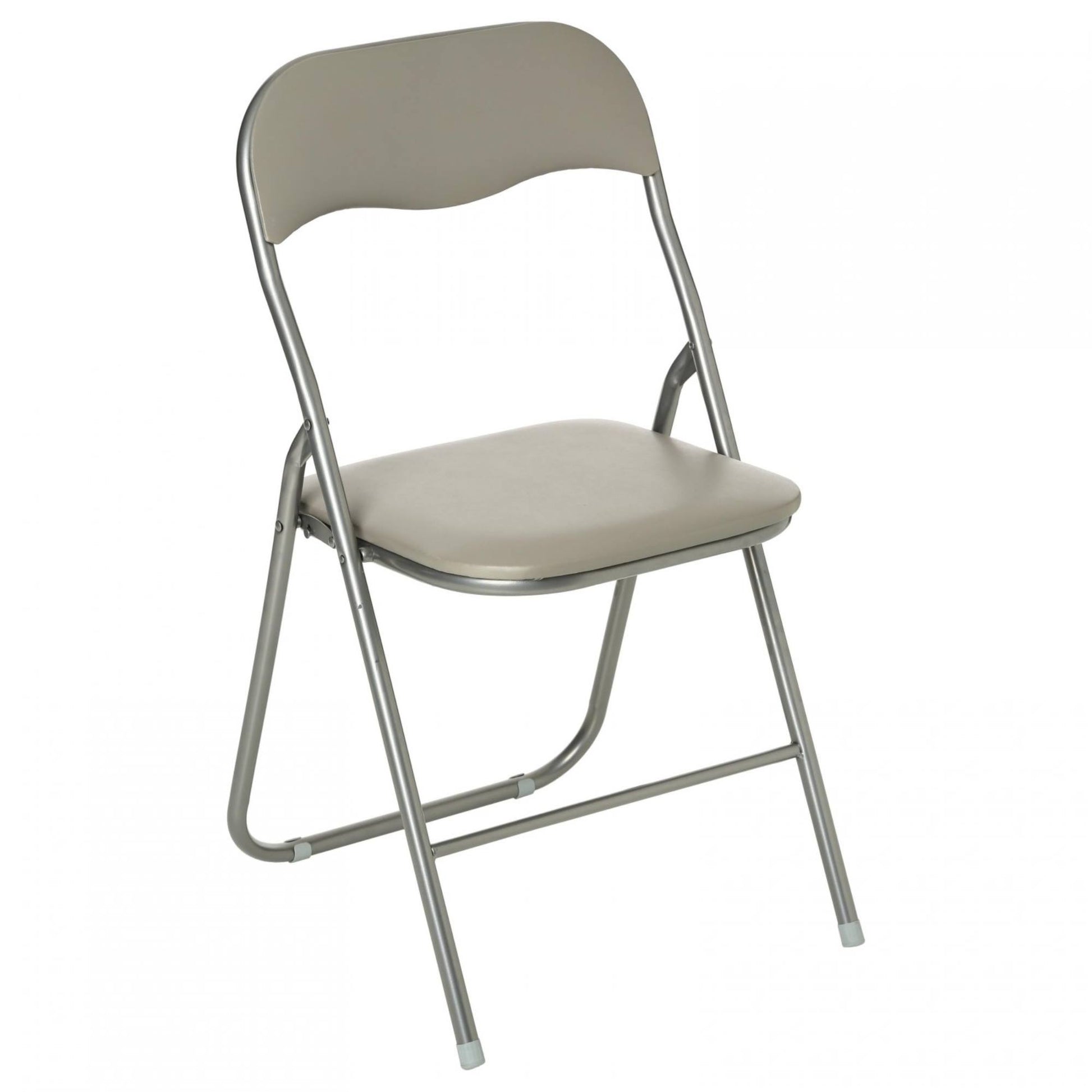 Set De 4 Sillas Plegables Taupe (44x52x73cm) - Prácticas Y Resistentes Para Exteriores_2