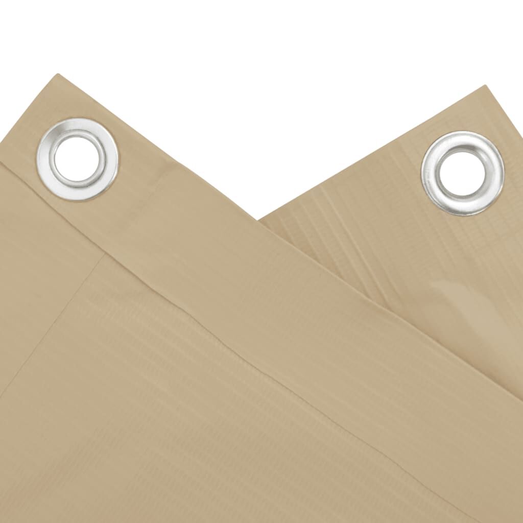 Vidaxl Toldo Para Balcón Tela Oxford Beige 120x600 Cm_3