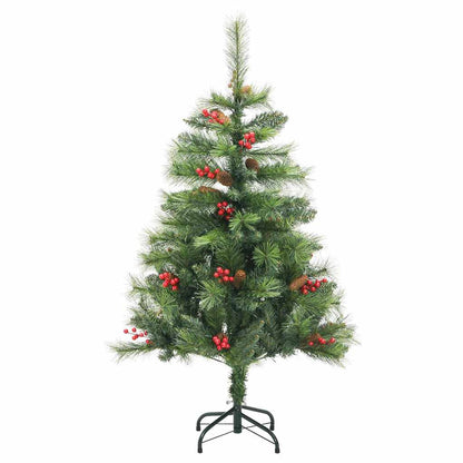 Vidaxl Árbol De Navidad Artificial Con Bisagras 150 Led Y Bolas 150 Cm_4