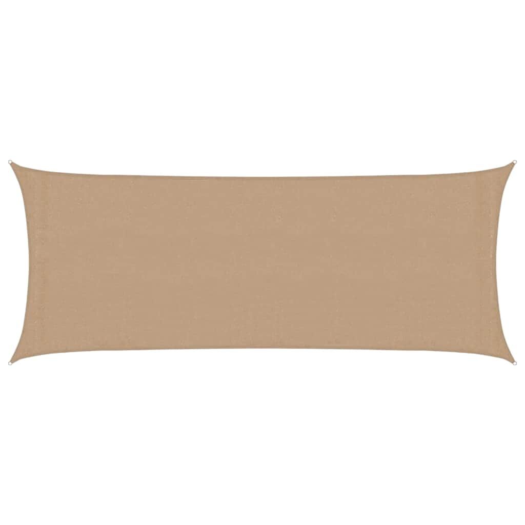 Vidaxl Toldo De Vela Hdpe Gris Taupe 160 G/m² 2x5 M_0