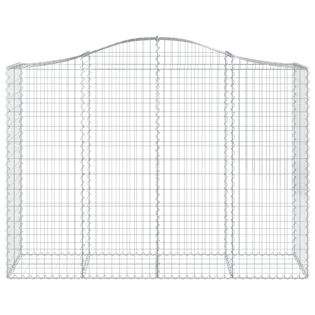 Cestas Gaviones 14 Uds Forma De Arco Hierro 200x50x140/160 Cm_3