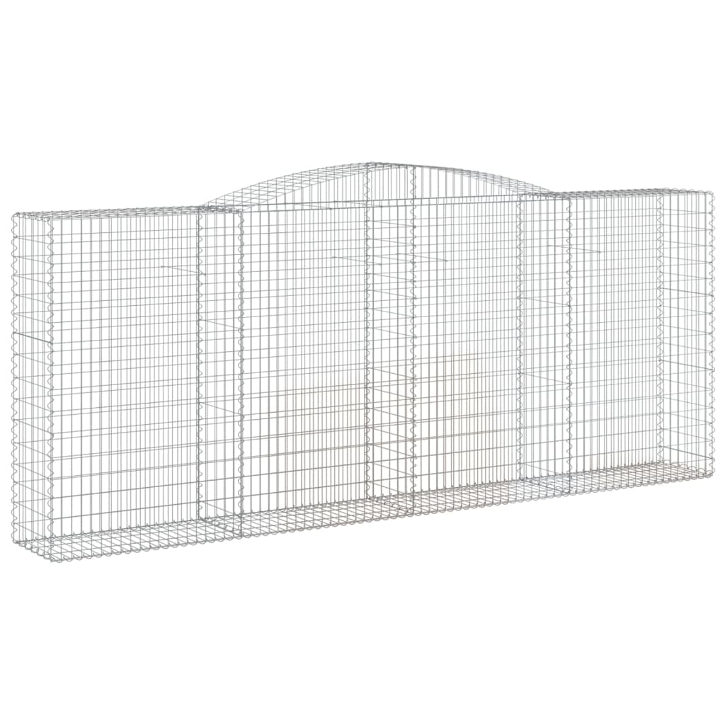 Cestas De Gaviones 15 Uds Forma De Arco Hierro 400x50x160/180cm_2