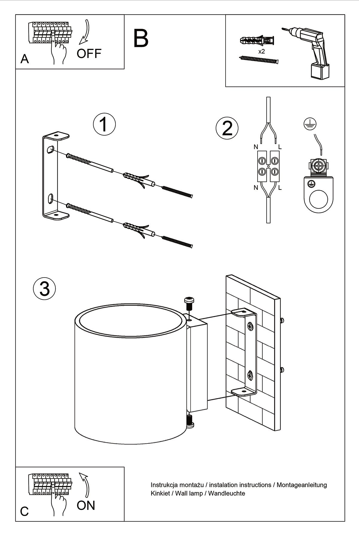 Aplique De Pared Orbis 1 Blanco, G9_2