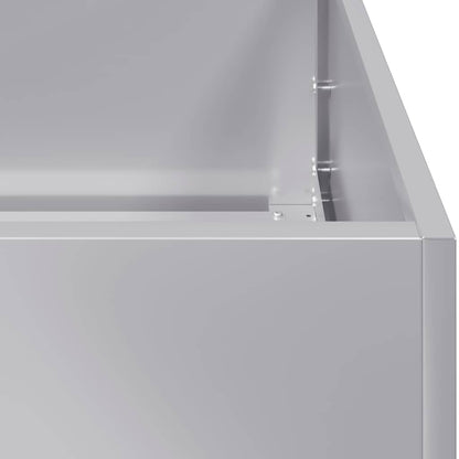 Jardinera 200x80x40 Cm De Acero Galvanizado_5