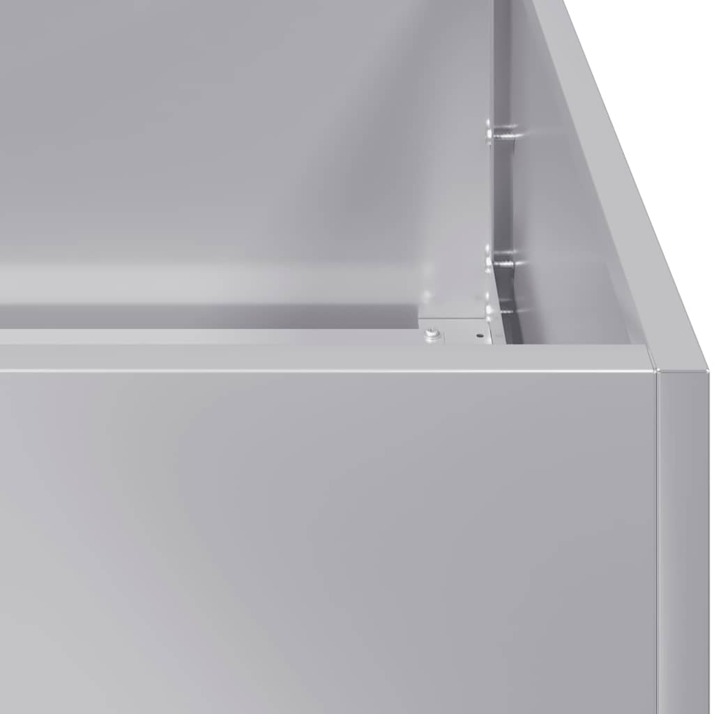 Jardinera 280x80x40 Cm De Acero Galvanizado_5