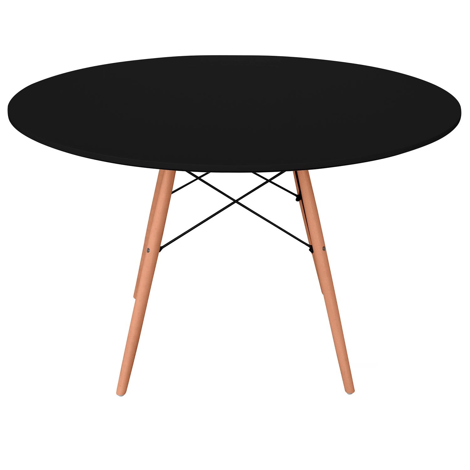 Mesa Redonda De Comedor Estilo Nórdico 74x120cm Thinia Home_2
