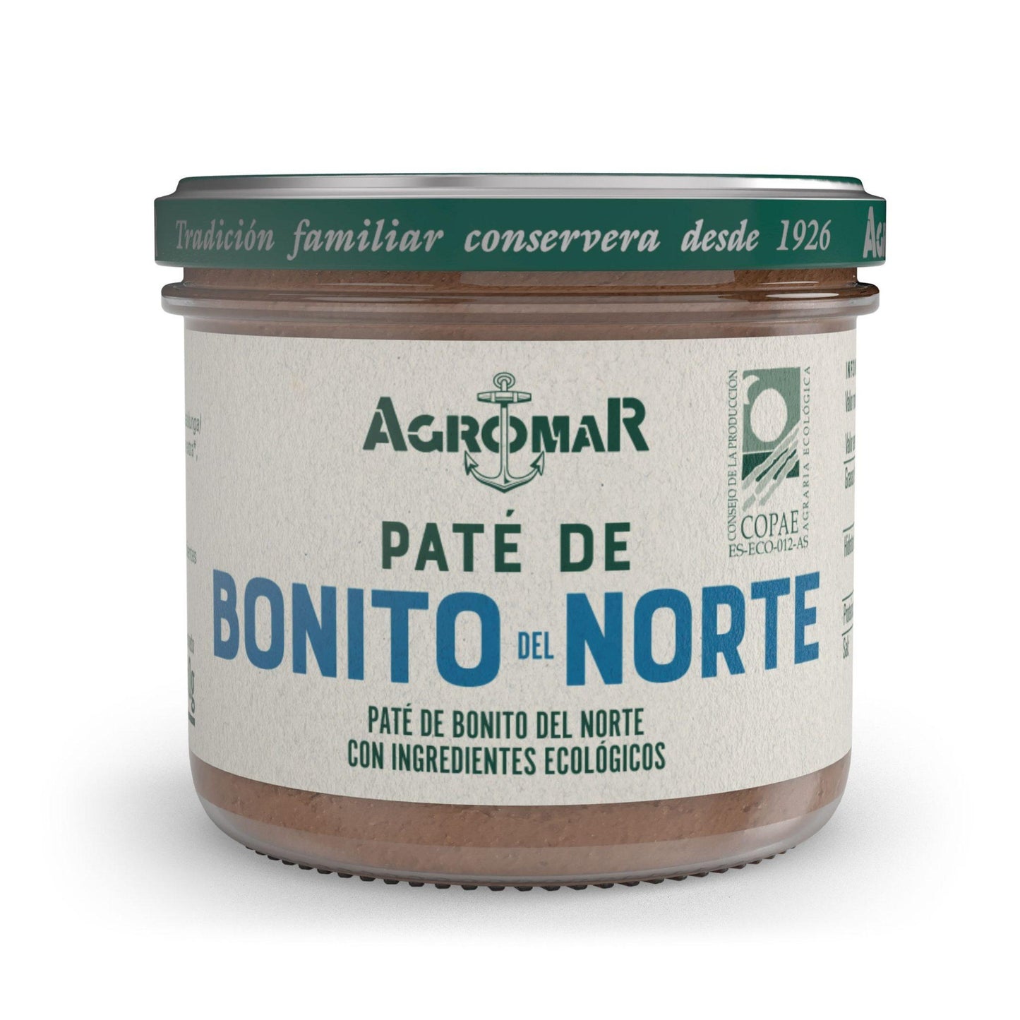 Paté de bonito del norte  ecológico Agromar 100 g