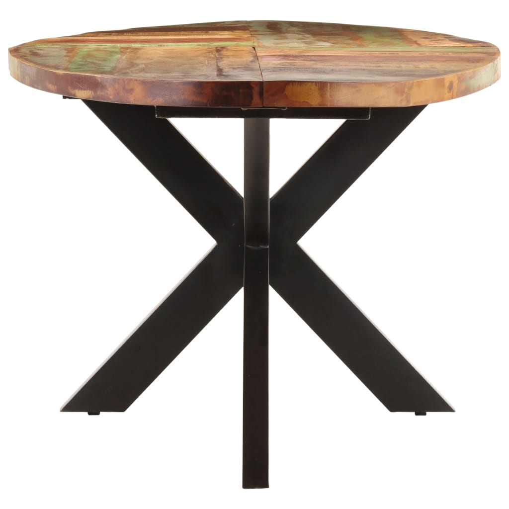 Mesa De Comedor De Madera Maciza Reciclada 240x100x75 Cm_1