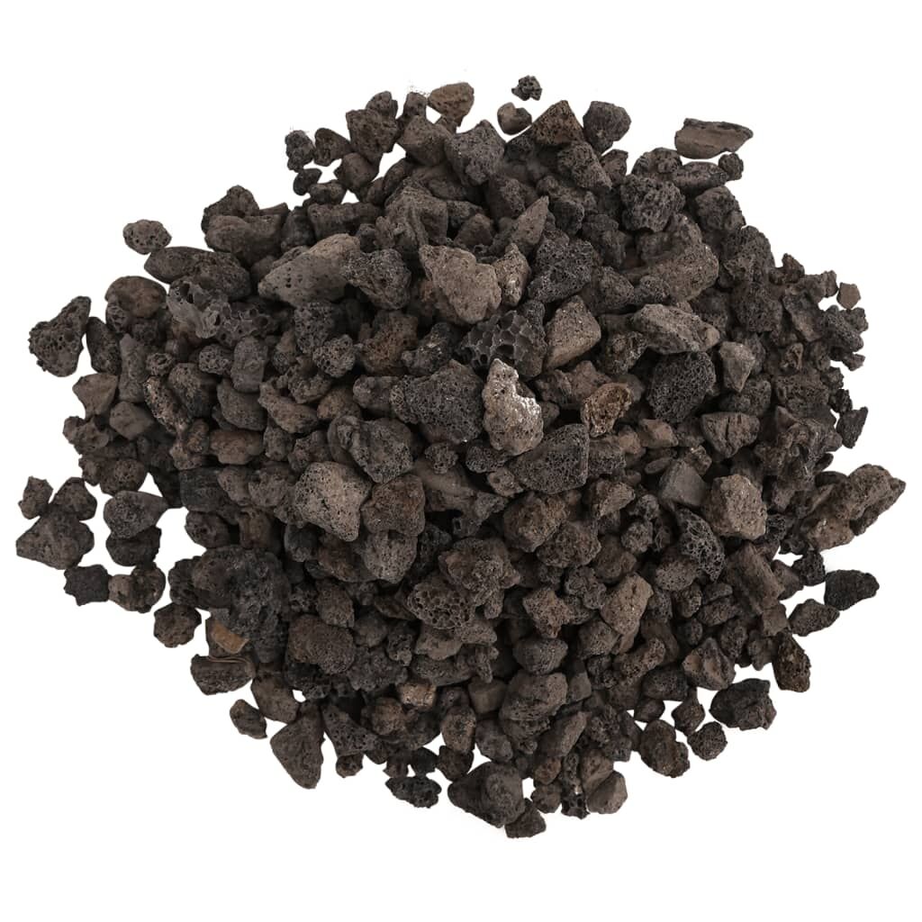 Vidaxl Rocas Volcánicas Negras 10 Kg 1-2 Cm_2