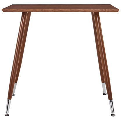 Mesa De Comedor Mdf Marrón 80,5x80,5x73 Cm_0