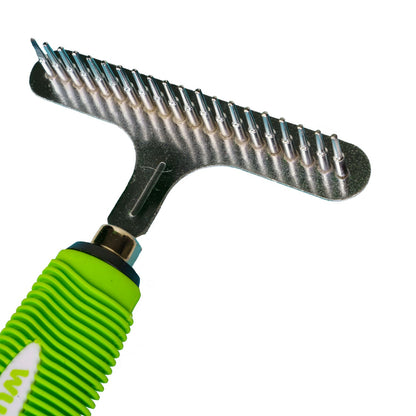 Cepillo Wuapu Tipo Rastrillo Ideal Para Eliminar Nudos Del Pelaje Del Perro, Con Púas Redondeadas