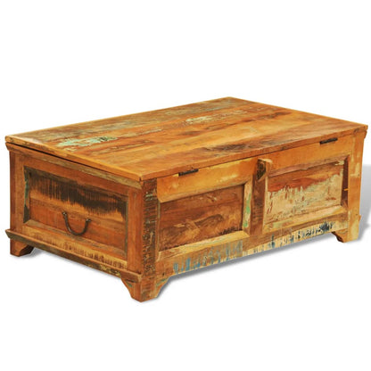 Mesa De Centro Vintage Con Almacenaje Madera Reciclada_4