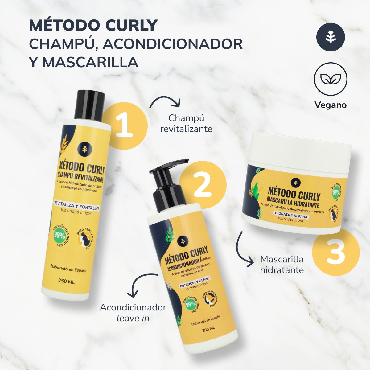 Acondicionador Leave in Método Curly Planeta Huerto 200 ml