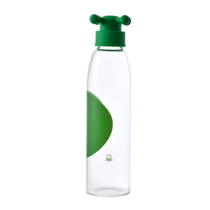 Botella De Agua 500ml Borosilicato Tapa Verde De Grifo Rainbow Be_1
