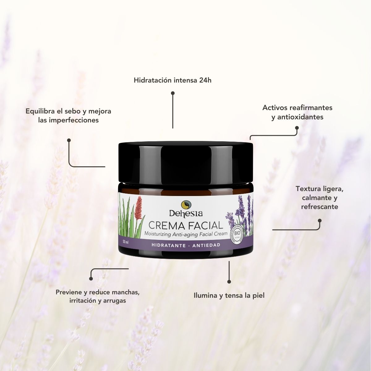 Crema Facial Hidratante Antiedad Bio | Piel Normal-mixta 50ml_1