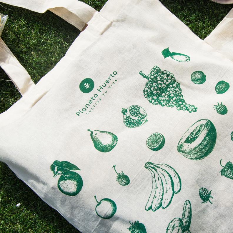 Bolsa de tela Planeta Huerto