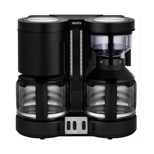 Cafetera De Goteo Krups Duothek Plus 1 L, 2200 W, Negro_0