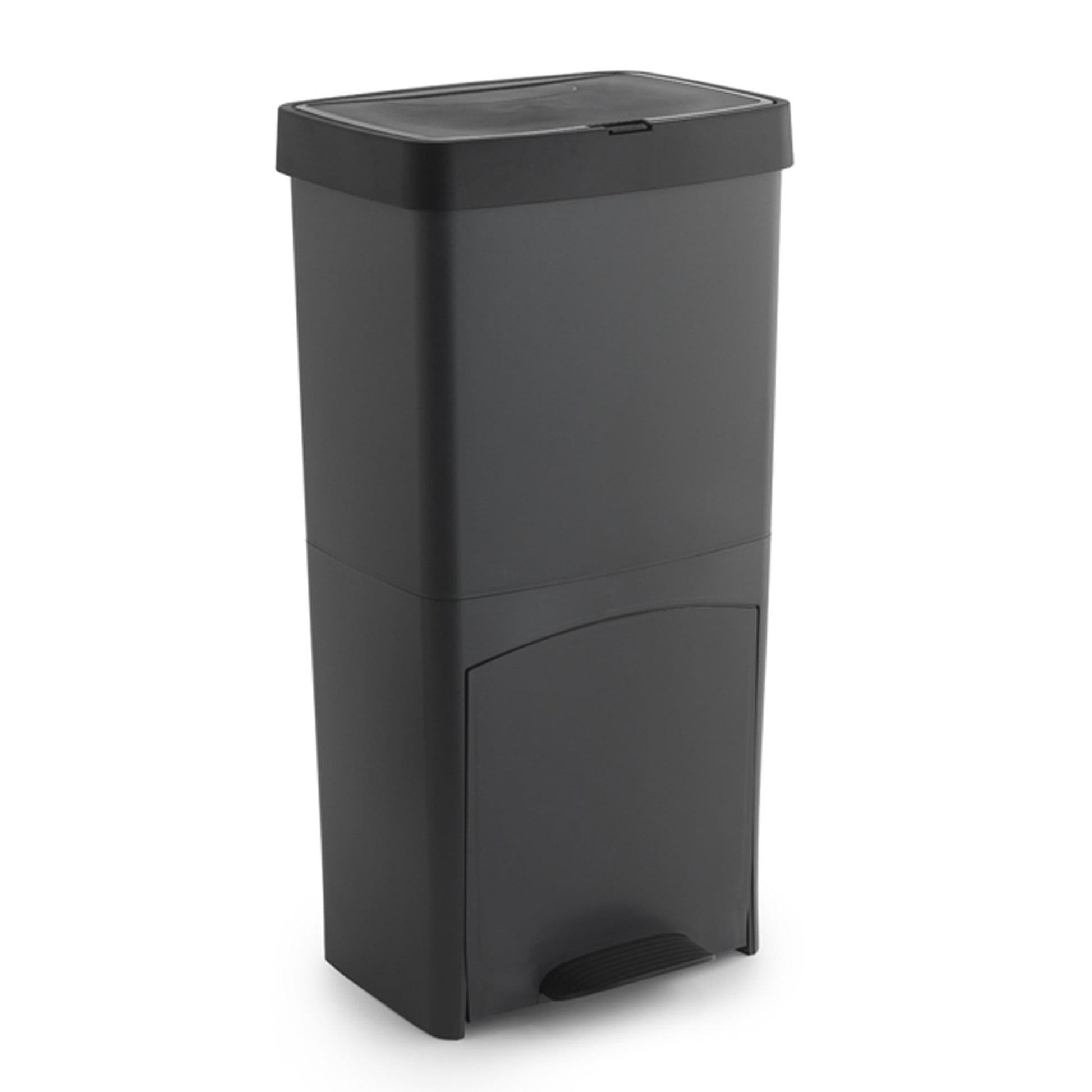 Cubo De Basura O Reciclaje 70l, Vertical, 2 Compartimentos, Papelera Residuos, 76 Cm, Fácil Gestión_4