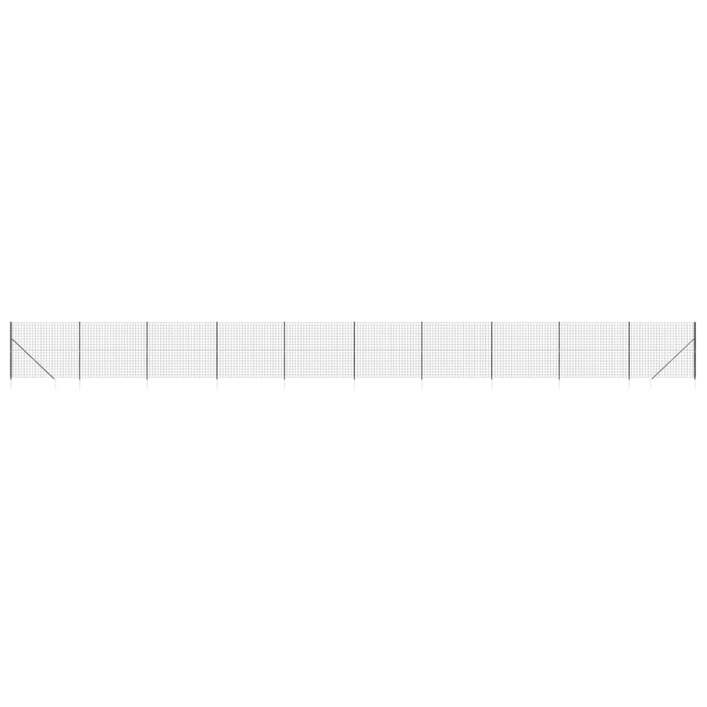 Cerca De Alambre Con Pinchos De Anclaje Gris Antracita 1,6x25 M / Vetonek_3