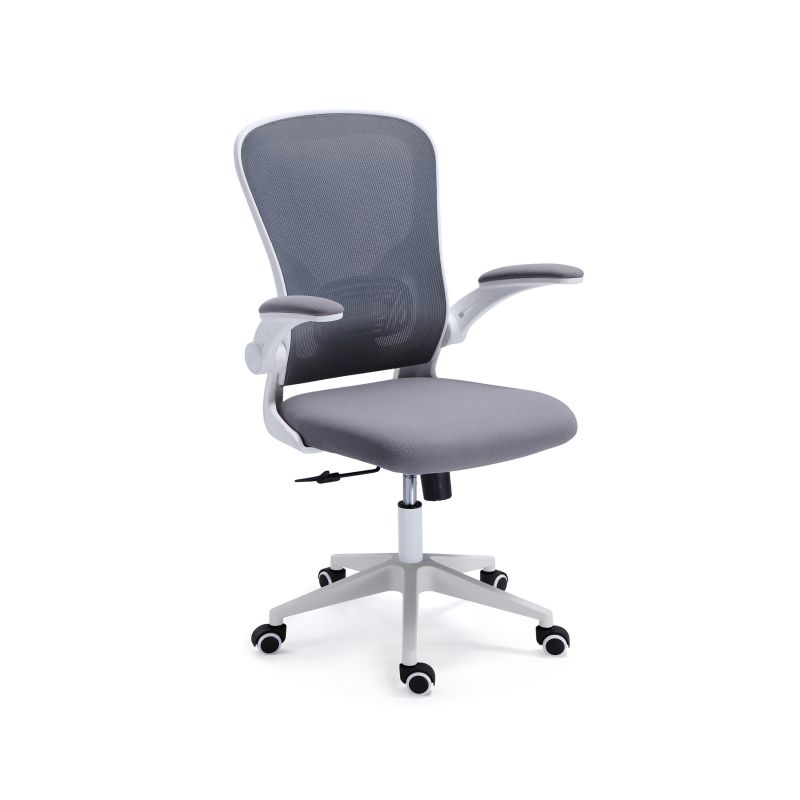Silla De Oficina Lexi Metal, Blanco, 64 X 98/108 X 66_0