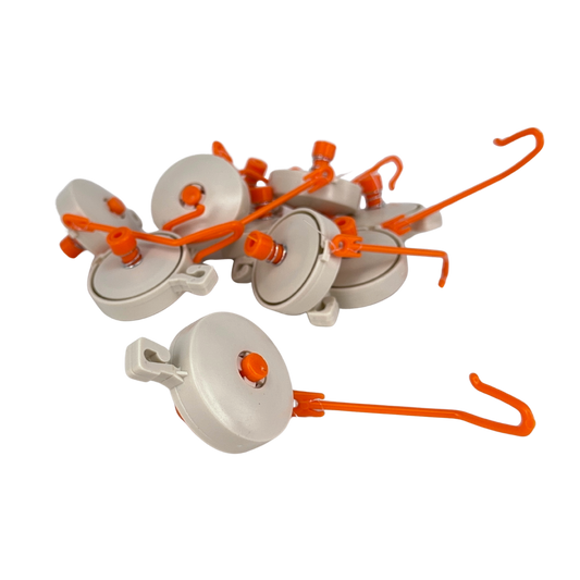 Poleas Tipo Yo-yo Farmx (10 Uds) – Soporte Retráctil Para Ramas De Plantas En Invernadero_0