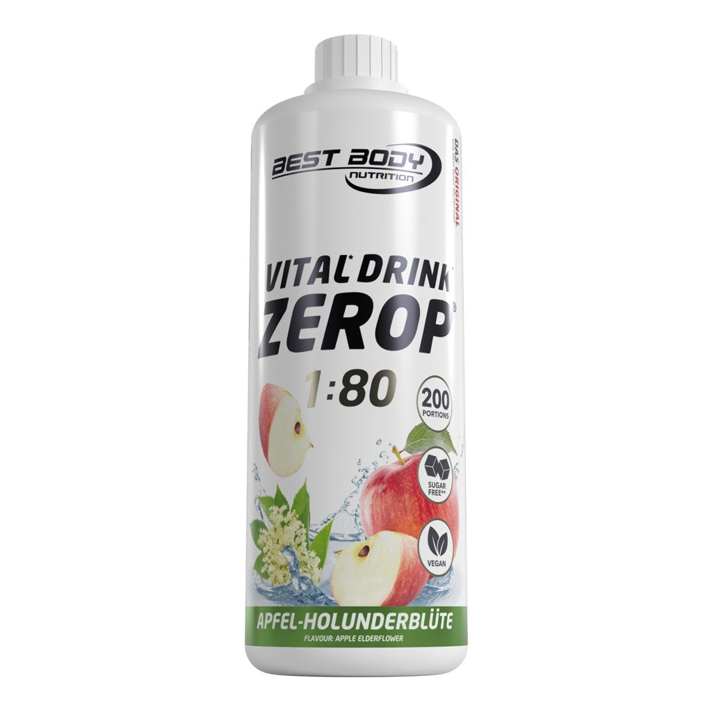 Bebida Best Body Vital 1:80 - 1000ml Erdbeer-rhabarber_0