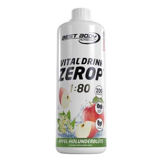 Bebida Best Body Vital 1:80 - 1000ml Erdbeer-rhabarber_0