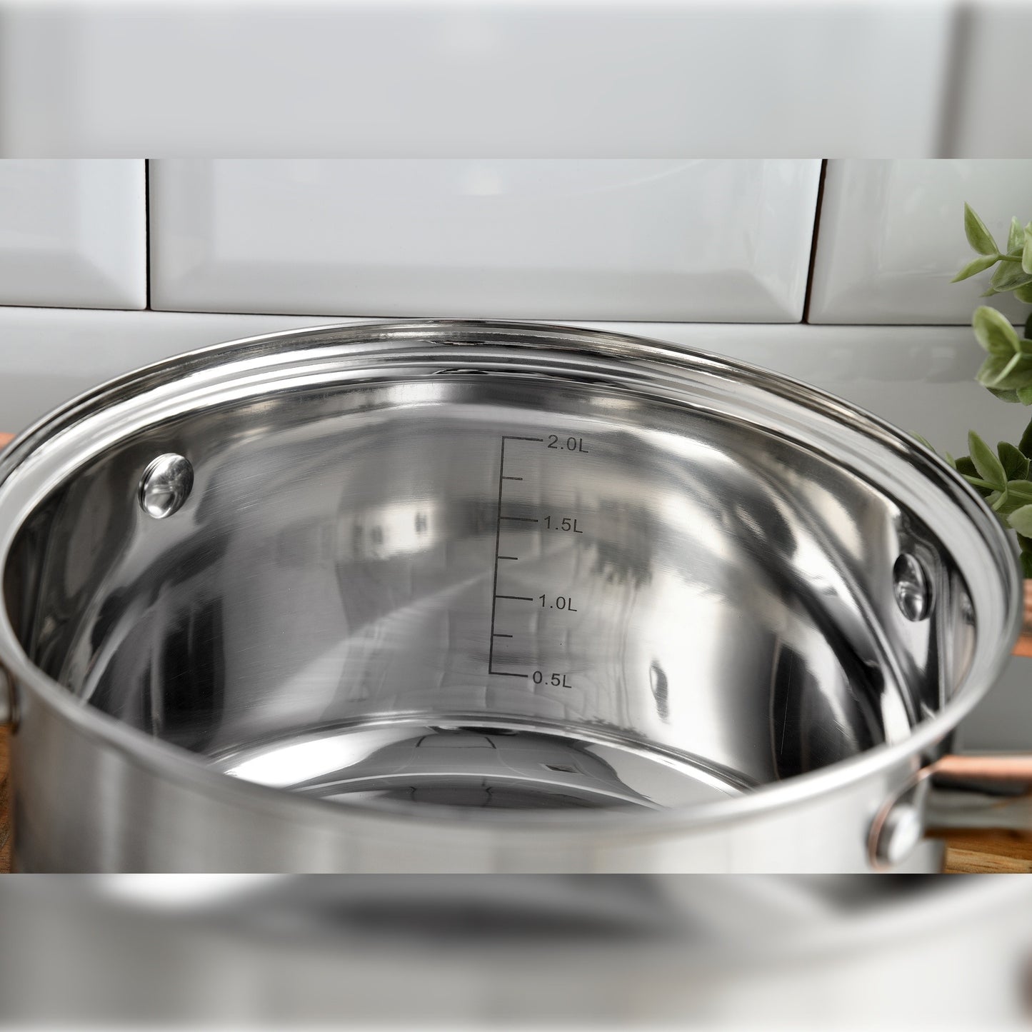 Bateria 5pc Acero Inoxidable Ø16ø18ø20, Aptas Para Inducción, Colección Onil