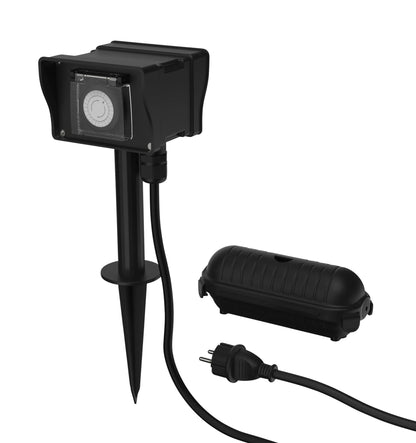 Temporizador Aes8 Exterior Ip44 2 Enchufes_0