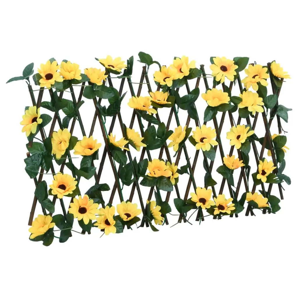 Enrejado Expansible Hiedra Artificial Amarillo 5 Uds 180x20 Cm / Vetonek_2