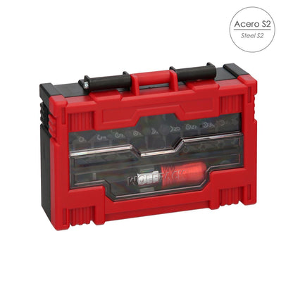 Juego De Puntas Destornillador Acero Con Adaptador Rapido 32 Piezas