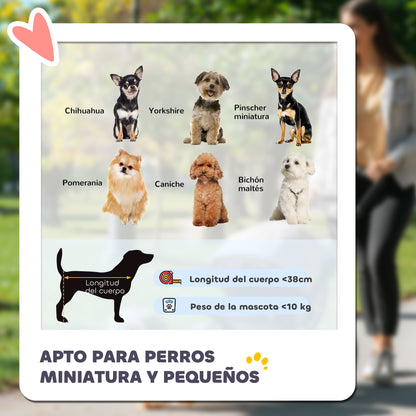 Pawhut Carrito Para Perros Plegable Con 2 Puertas 80x44,5x97 Cm Gris Claro_3