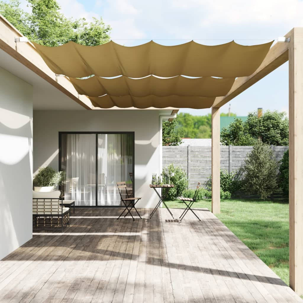 Vidaxl Toldo Vertical Beige 250x270 Cm Tela Oxford_1