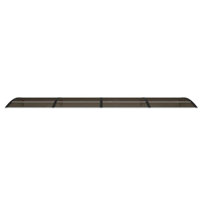Marquesina Para Puerta De Policarbonato Negra, 400 X 100 Cm_3