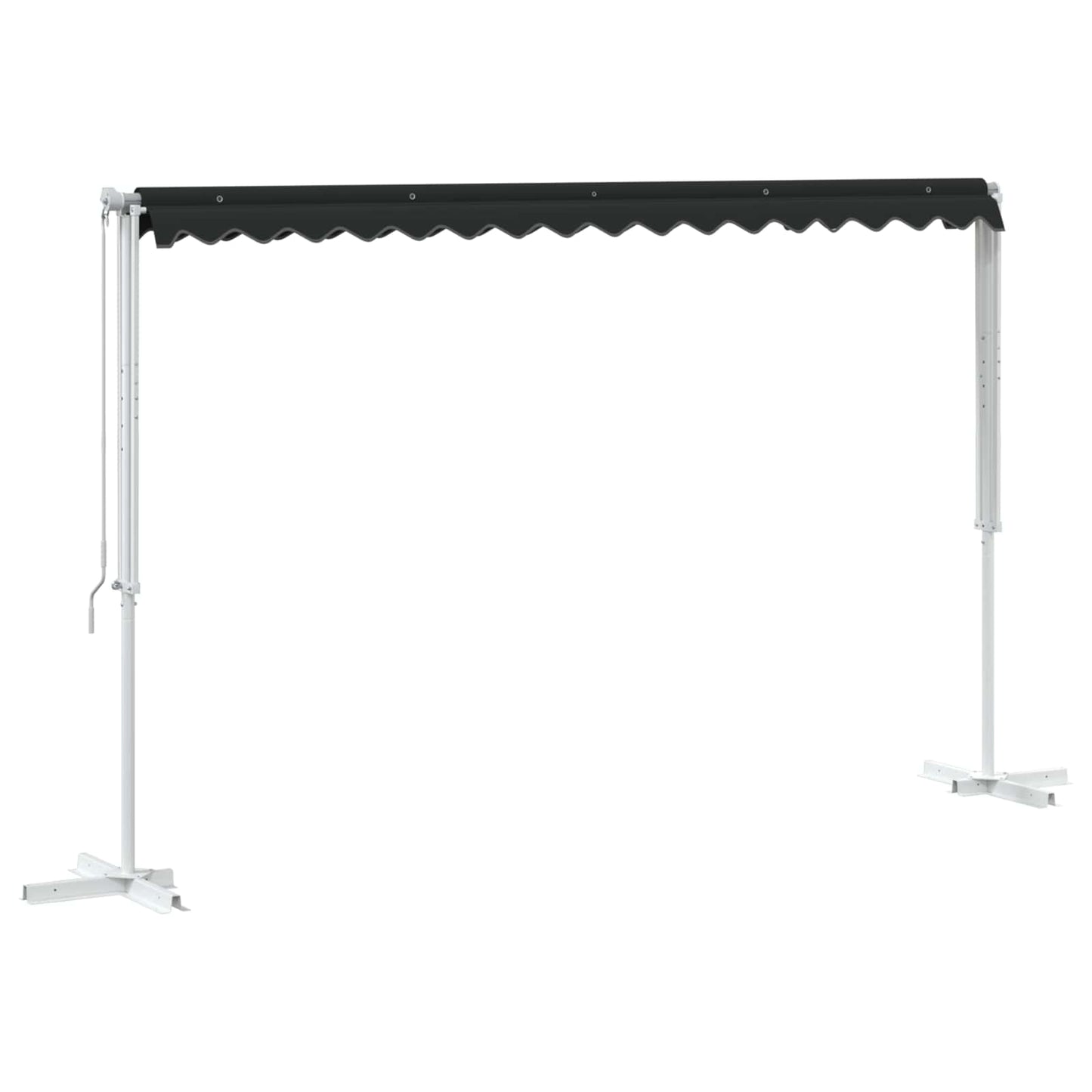 Toldo Independiente 4 X 3 M Poliéster Gris Antracita_2