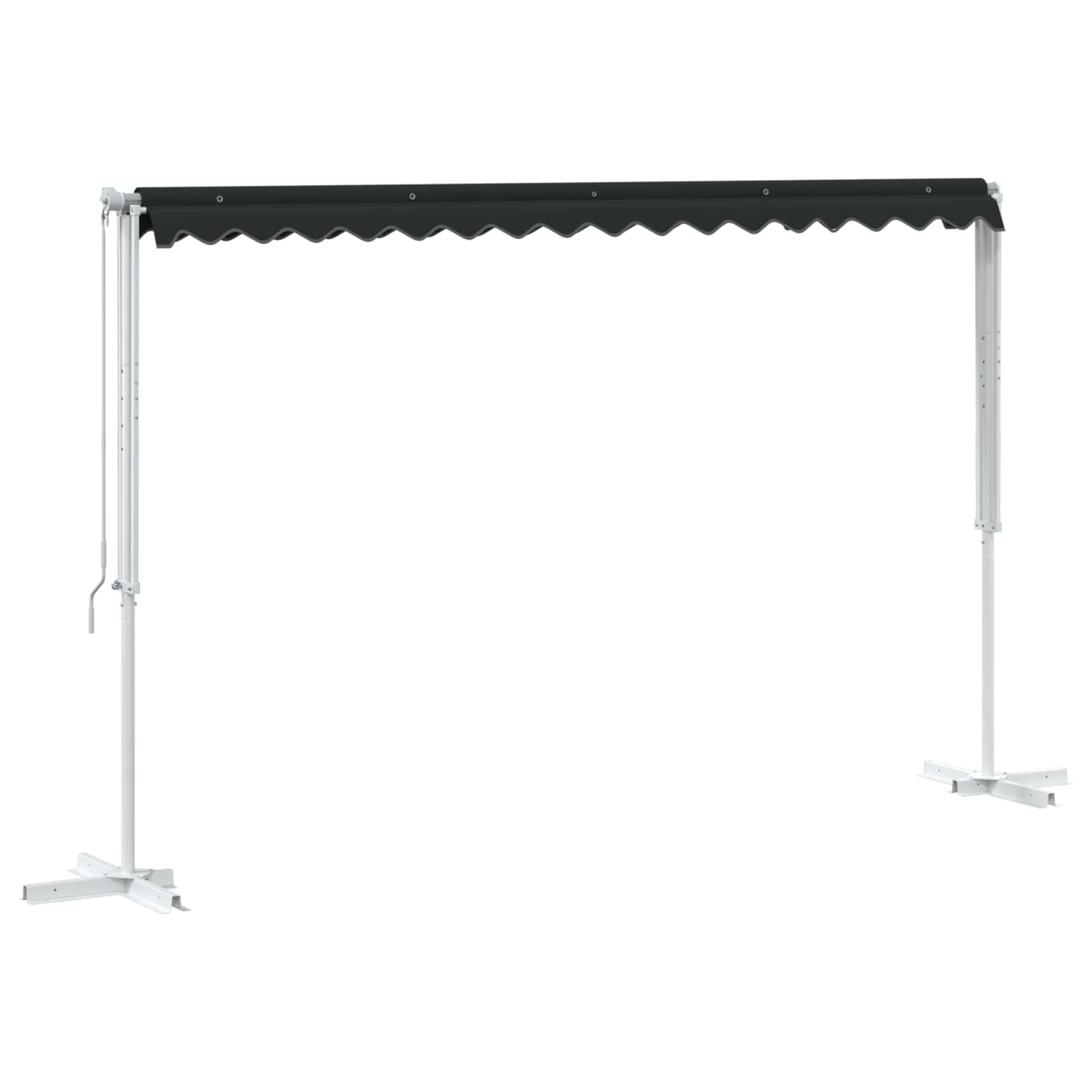 Toldo Independiente 4 X 3 M Poliéster Gris Antracita_2